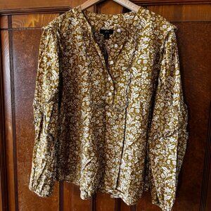 J. Crew Floral Blouse